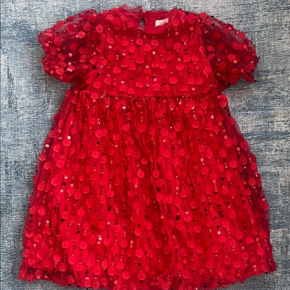 Next Vibrant Red Kids' Dress
